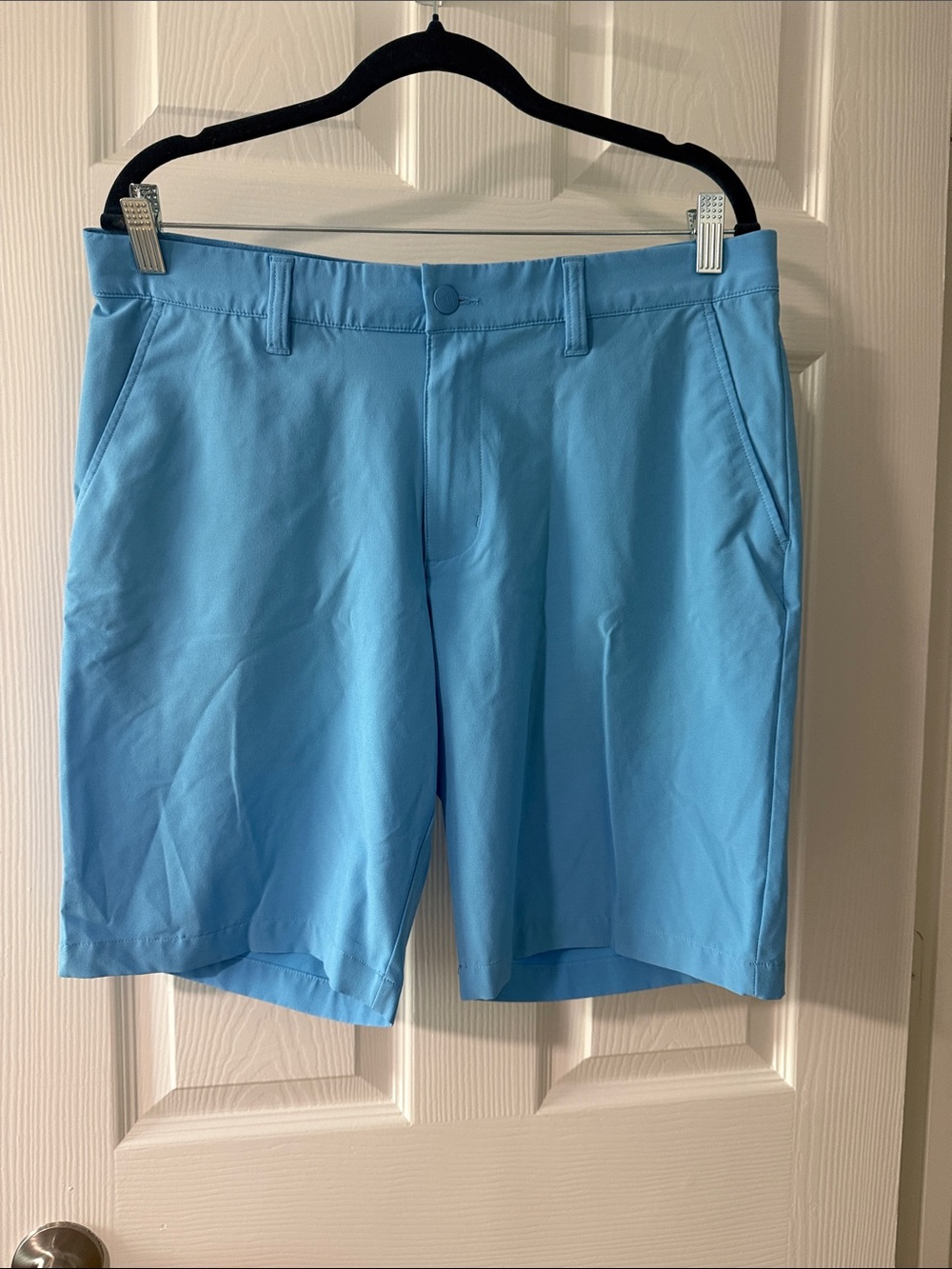Adidas Men's Light Blue Performance Golf Shorts